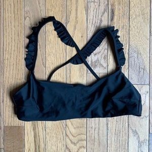 Aerie black bikini top